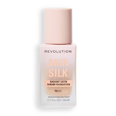 Makeup Revolution Skin Silk Serum Foundation F5NW 0.77floz - New