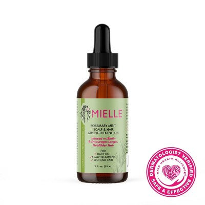 Mielle Organics Rosemary Mint Scalp & Strengthening Hair Oil 2 fl oz - Imperfect Container