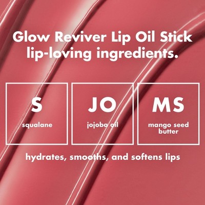 e.l.f. Glow Reviver Lip Oil Stick Cherry on Top 0.11oz - Imperfect Box
