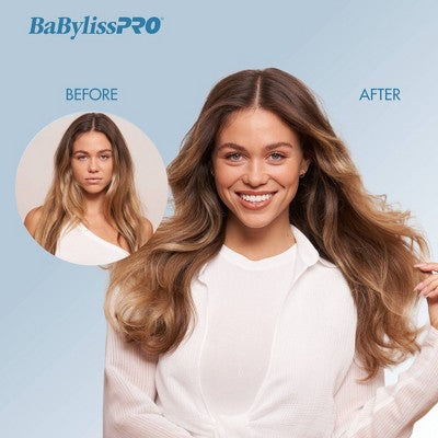 BaBylissPRO Nano Titanium Extended Barrel Curling Iron Blue - Imperfect Box