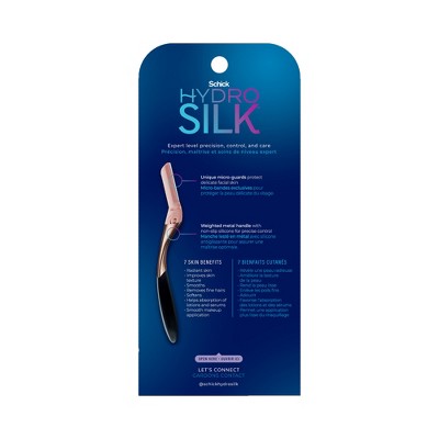 Schick Hydro Silk Dermaplaning Wand 1 Dermaplaning Tool; 6 Refill Blades - Imperfect Box