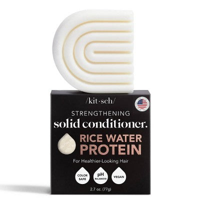 Kitsch Rice Water Protein Solid Conditioner Bar 2.7oz - Imperfect Box