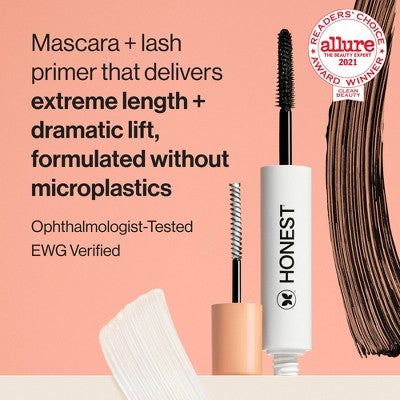 Honest Beauty Extreme Length Mascara + Lash Primer 0.81 fl oz/3pk - Imperfect Box