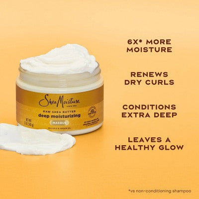 SheaMoisture Raw Shea Butter Moisturizing Hair Mask 11.5oz - New