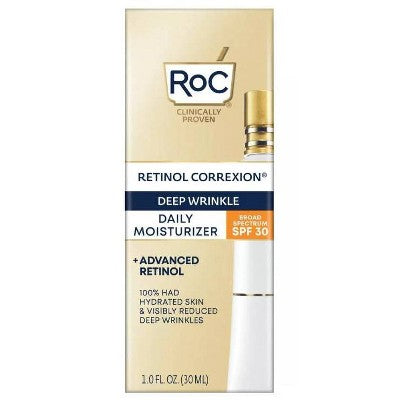 RoC Retinol Correxion Deep Wrinkle Moisturizer SPF 30 1 fl oz - Imperfect Box
