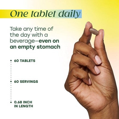 MegaFood Blood Builder Vegan Iron Supplement 60ct - New