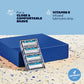 Dollar Shave Club 6-Blade Razor Refill Compatible with 4 and 6 Blade Handles 4ct Trial Size - Imperfect Box