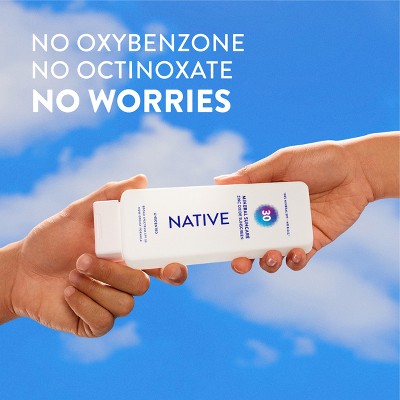 Native Mineral Sunscreen with Zinc Oxide Unscented SPF 30 7oz - Imperfect Container