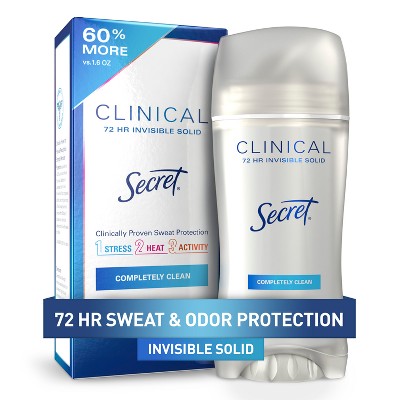Secret Clinical Strength Completely Clean Invisible 2.6oz - Imperfect Box