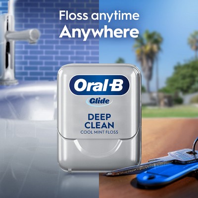 Oral-B Glide Pro-Health Deep Clean Dental Floss Cool Mint 3pk - Imperfect Box