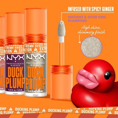 NYX Professional Makeup Duck Plump High Pigment Plumping Lip Gloss Onyxpected 0.23 fl oz - New