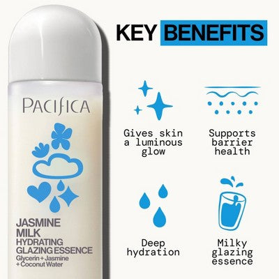 Pacifica Jasmine Milk Hydrating Glazing Essence 5 fl oz -Imperfect Container