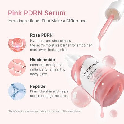 medicube PDRN Pink Peptide Serum Korean Skincare - Imperfect Box