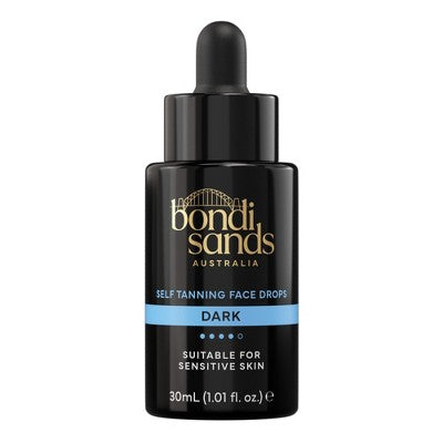 Bondi Sands Self Tanning Drops for Face and Body Dark 1.01 fl oz - Imperfect Container