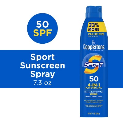 Coppertone Sport Sunscreen Spray SPF 50 7.3oz - New