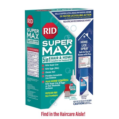 RID Super Max 5-in-1 Hair & Home Complete Lice Treatment Kit - Imperfect Box