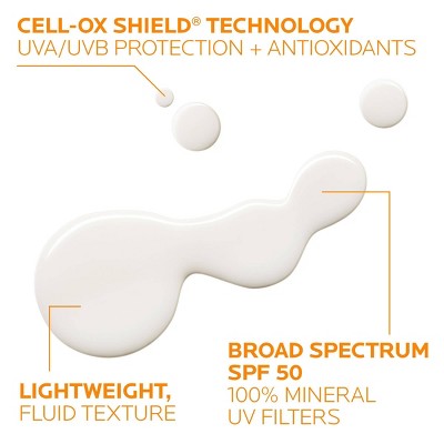 La Roche Posay Anthelios Ultra-Light Fluid Mineral Face Sunscreen SPF 50 1.7 fl oz - Imperfect Box