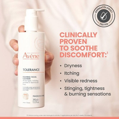 Avene Tolerance Foaming Facial Cleanser 13.2 fl oz - New