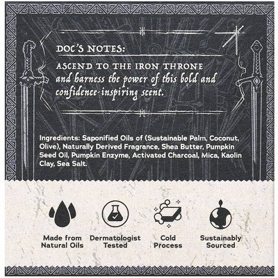 DR. SQUATCH Men's All Natural Bar Soap Thousand Sword Scrub 5oz - Imperfect Box