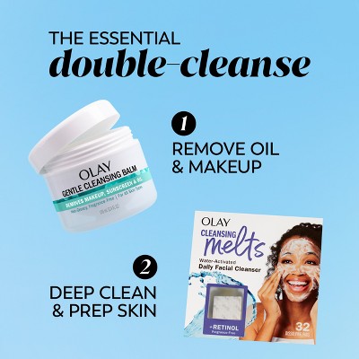 Olay Gentle Cleansing Balm Makeup Remover 3.4 fl oz - Imperfect Container