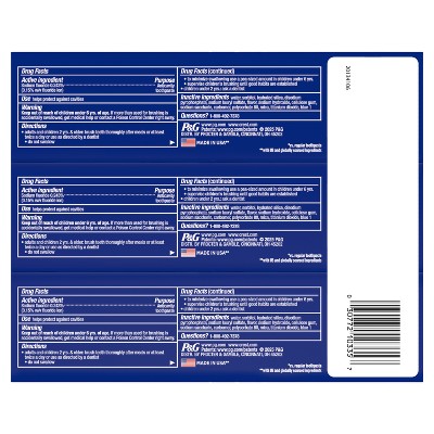 Crest 3D White Advanced Teeth Whitening Toothpaste Arctic Fresh 3.3oz - Imperfect Box