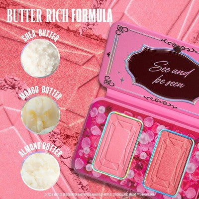 NYX Professional Makeup Bridgerton Royal Blush Buttermelt Blush Palette Wallflower 1 kit - Imperfect Container