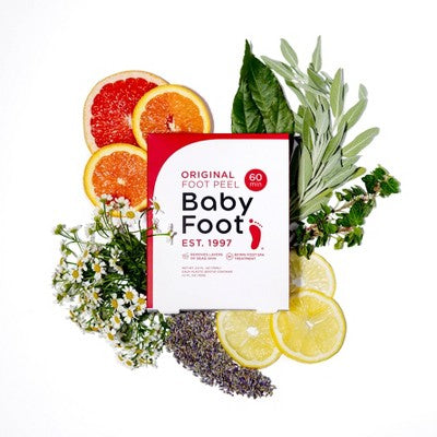 Baby Foot Original Exfoliation Foot Peel Lavender 2.4 fl oz - Imperfect Box