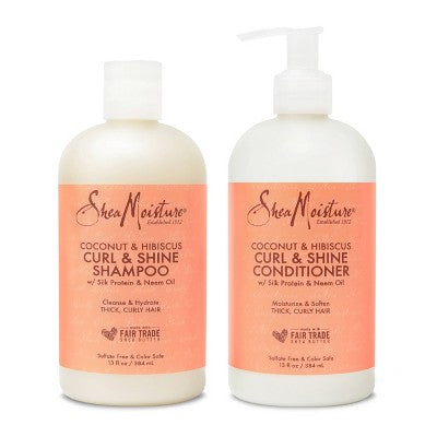 SheaMoisture Shampoo & Conditioner Bundle for Curly Hair 6oz/2pk - Imperfect Box