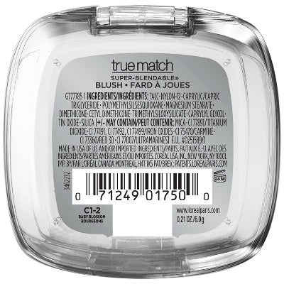 L'Oreal Paris True Match Blush C1-2 Baby Blossom 0.21oz - Imperfect Container