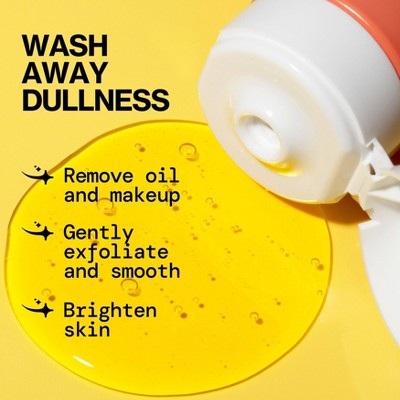 Pacifica Glow Baby Brightening Face Wash Orange 5 fl oz - Imperfect Container