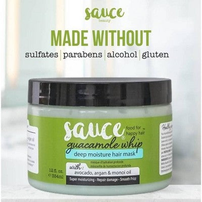 Sauce Beauty Guacamole Whip Deep Moisture Mask 12 fl oz - New