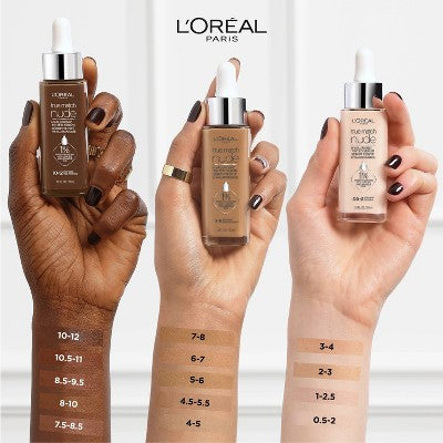 L'Oreal Paris True Match Hyaluronic Tinted Serum Skincare Hybrid 5-6 Medium-Tan 1 fl oz - New