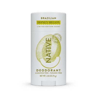 Native Limited Edition Global Flavors Deodorant Honey Melon 2.65 fl oz - Imperfect Container
