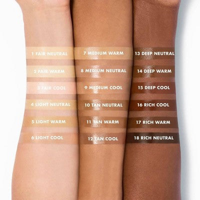 e.l.f. Halo Glow Skin Tint Light Coverage Foundation Mineral SPF 50 3 Fair Cool 1 fl oz - Imperfect Box