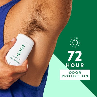 Native Solid Deodorant for Women & Men Eucalyptus & Mint Aluminum-Free 2.65oz - New