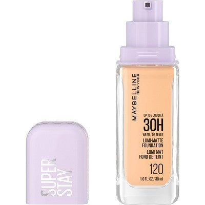 Maybelline Super Stay Up to 30HR Wear Lumi-Matte Liquid Foundation 120 1 fl oz - Imperfect Container