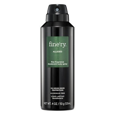 fine'ry. Men's Deodorant Spray Alleged 4oz - Imperfect Container