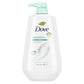 Dove Beauty Sensitive Skin Body Wash Pump Gentle Hypoallergenic Formula 24hr Lotion-Soft Skin 30.6 fl oz - Imperfect Container