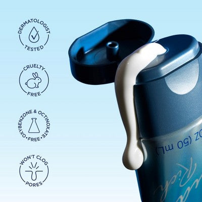 Biore UV Aqua Rich Daily Hydrating Facial Moisturizer SPF 50 1.7 fl oz - New