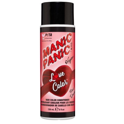 Manic Panic Love Colors Red Desire Temporary Hair Color Cream Red 8 fl oz - New