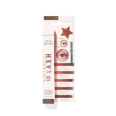 Makeup Revolution 5D Lash Mascara Black 0.47 fl oz - Imperfect Box
