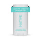 Native Solid Deodorant for Women & Men Jasmine & Cedar  Aluminum-Free 2.65oz  - New