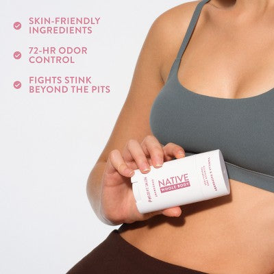 Native Whole Body Solid Deodorant Vanilla & Raspberry 2.4oz - Imperfect Container