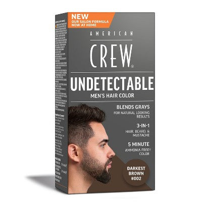 American Crew Undetectable Men's Hair Color Darkest Brown 2.6 fl oz - New