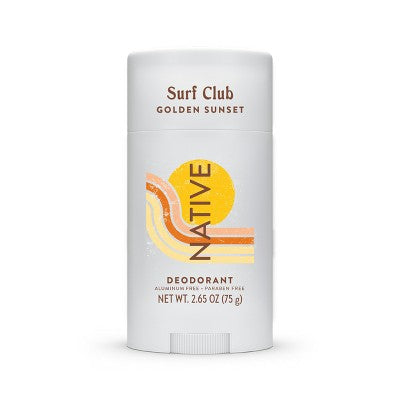 Native Limited Edition Surf Club Deodorant Golden Sunset 2.65 oz - Imperfect Container