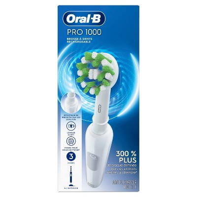Oral-B Pro 1000 Electric Power Rechargeable Battery Toothbrush White - Imperfect Box