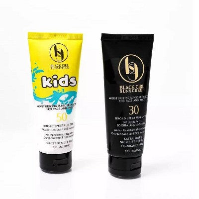 Black Girl Sunscreen Broad Spectrum Infused with Jojoba Oil SPF 30 3 fl oz - New