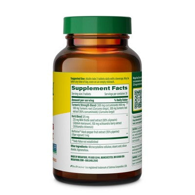 MegaFood Turmeric Supplement 60ct - New