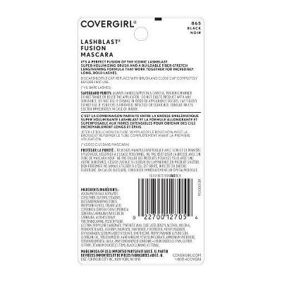 COVERGIRL LashBlast Fusion Mascara 865 Black 0.44 fl oz - Imperfect Box