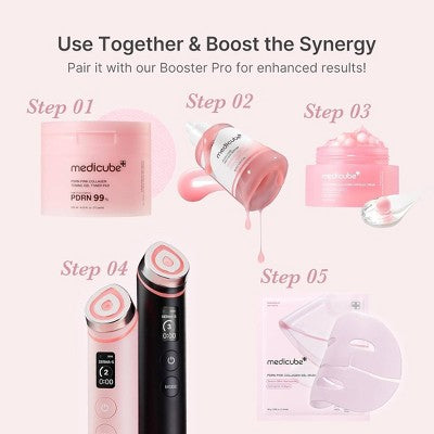 medicube PDRN Pink Peptide Serum Korean Skincare - Imperfect Box